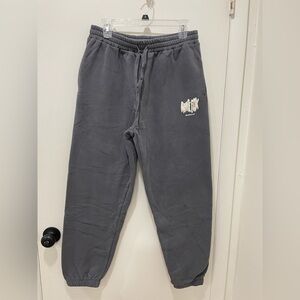 White Fox Gray Logo Joggers